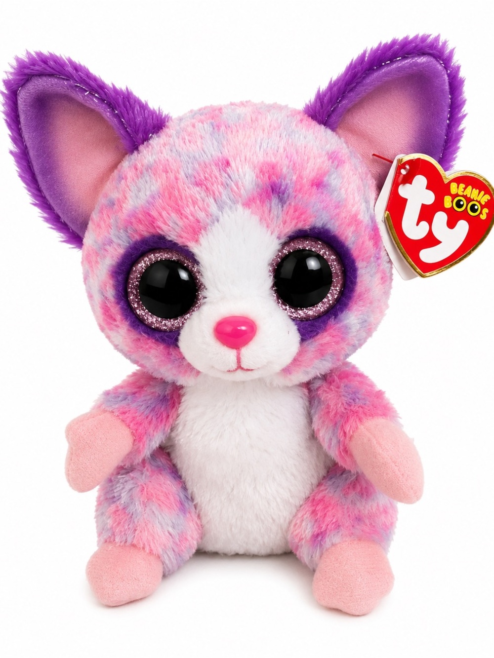 Ty Beanie‎ Boos Becca the Pink and Purple Bush Baby Plush Stuffed Animal Toy